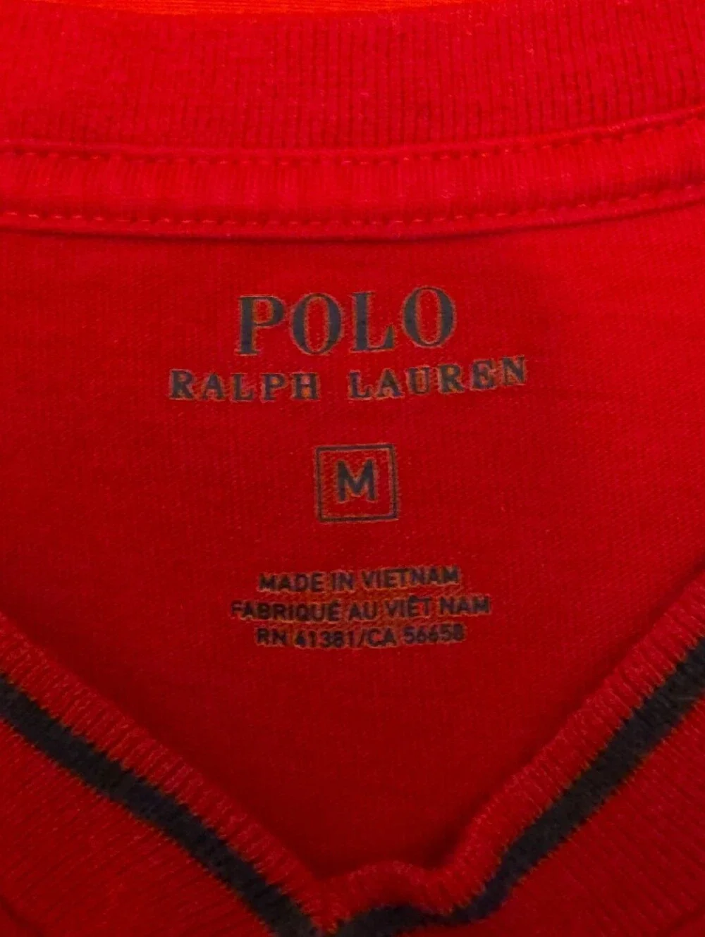 Ralph Lauren bright red